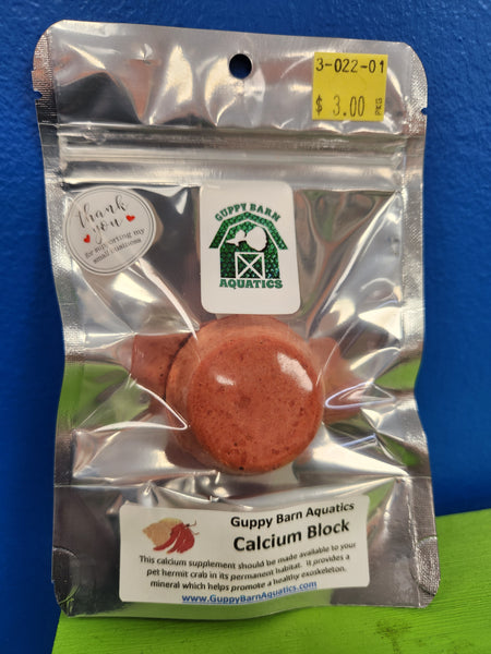 Guppy Barn Aquatics - Hermit Crab Calcium Block