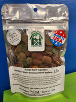 Guppy Barn Aquatics - BLENDZ!  7-Wafer Bonanza Blend Sinking Wafers