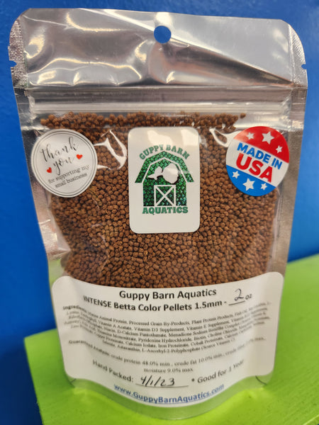 Alpha & Omega - INTENSE Betta Color Pellets (1.5 mm Granule)