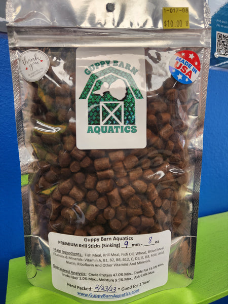 Alpha & Omega - Krill Sticks (9mm Sinking Pellets)