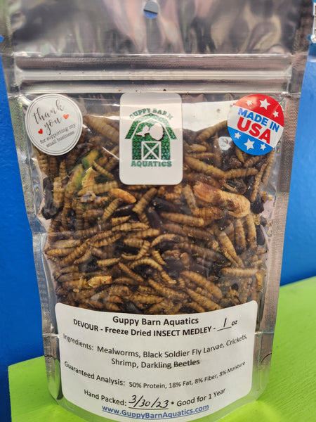 Alpha & Omega - DEVOUR Freeze Dried Insect Medley