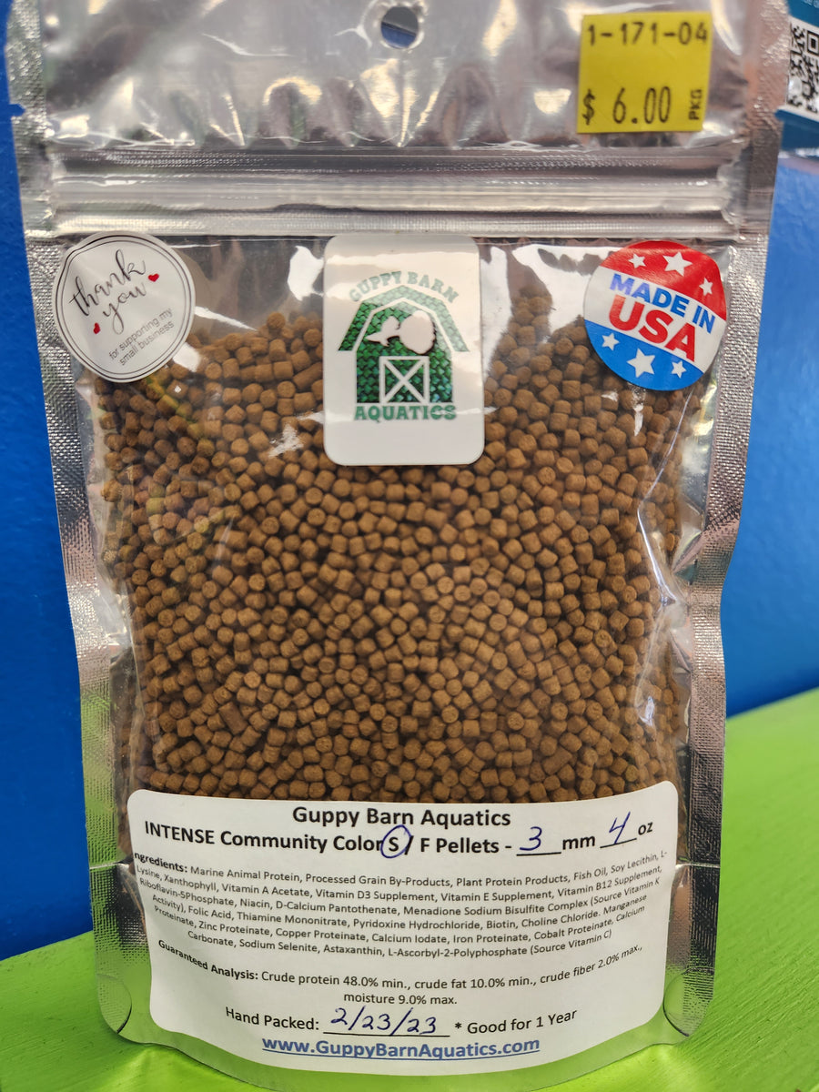 Alpha & Omega - INTENSE Community Tropical Color Sinking 3mm Pellets F