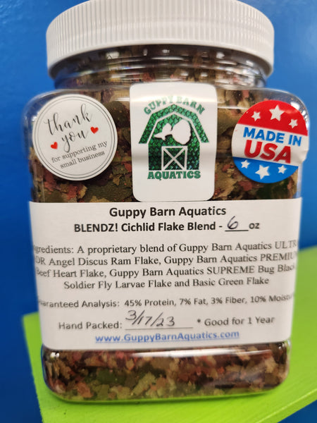 Alpha & Omega - BLENDZ! Cichlid Flake Food