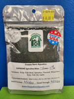 Guppy Barn Aquatics - SUPREME Spirulina Bites 1-2 mm