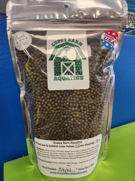 Alpha & Omega - INTENSE Koi & Goldfish Color Pellets 3.5mm (Floating)