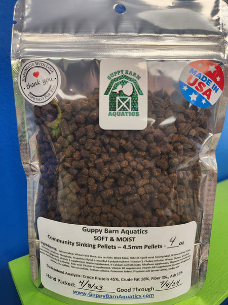 Alpha & Omega - SOFT Pellet Community Tropical Food - 4.5mm Pellets (Sinking)