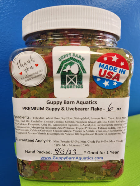 Alpha & Omega - PREMIUM Guppy & Livebearer Flake