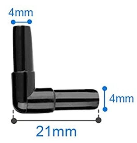 Airline "L's" Plastic Elbow Connecters